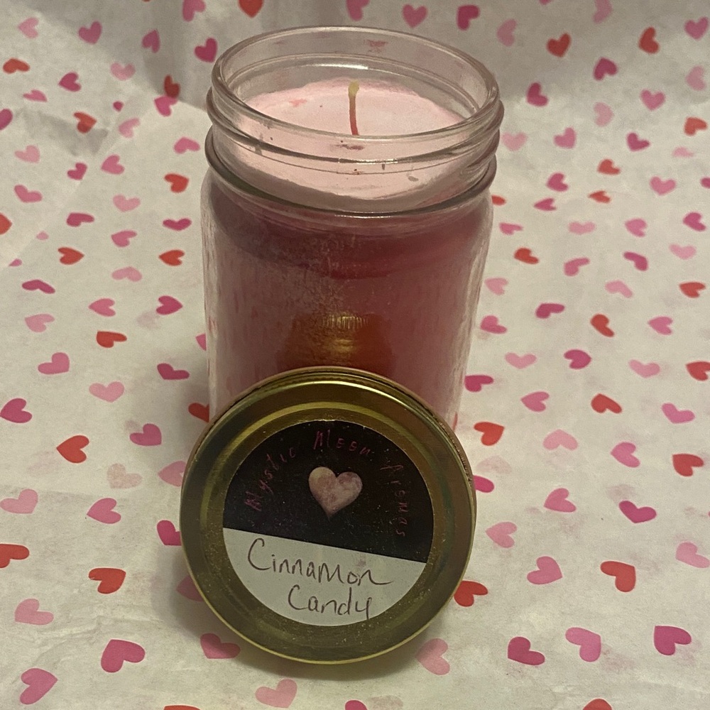 Hand Crafted Cinnamon Candy Soy Candle
